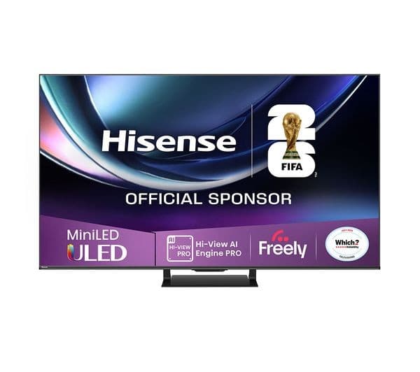 Hisense U7Q PRO 65" Mini LED 4K 165Hz Smart AI TV with Freely