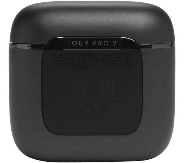 JBL Tour Pro 2 Wireless Bluetooth Noise-Cancelling Earbuds - Black - Image 10