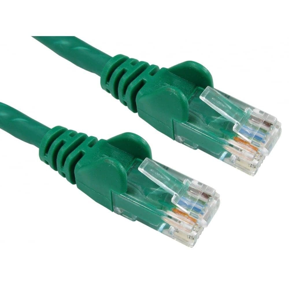 Cables Direct 3m CAT6 LSOH U/UTP Patch Cable - Green (99LHT6-603G) - Image 1