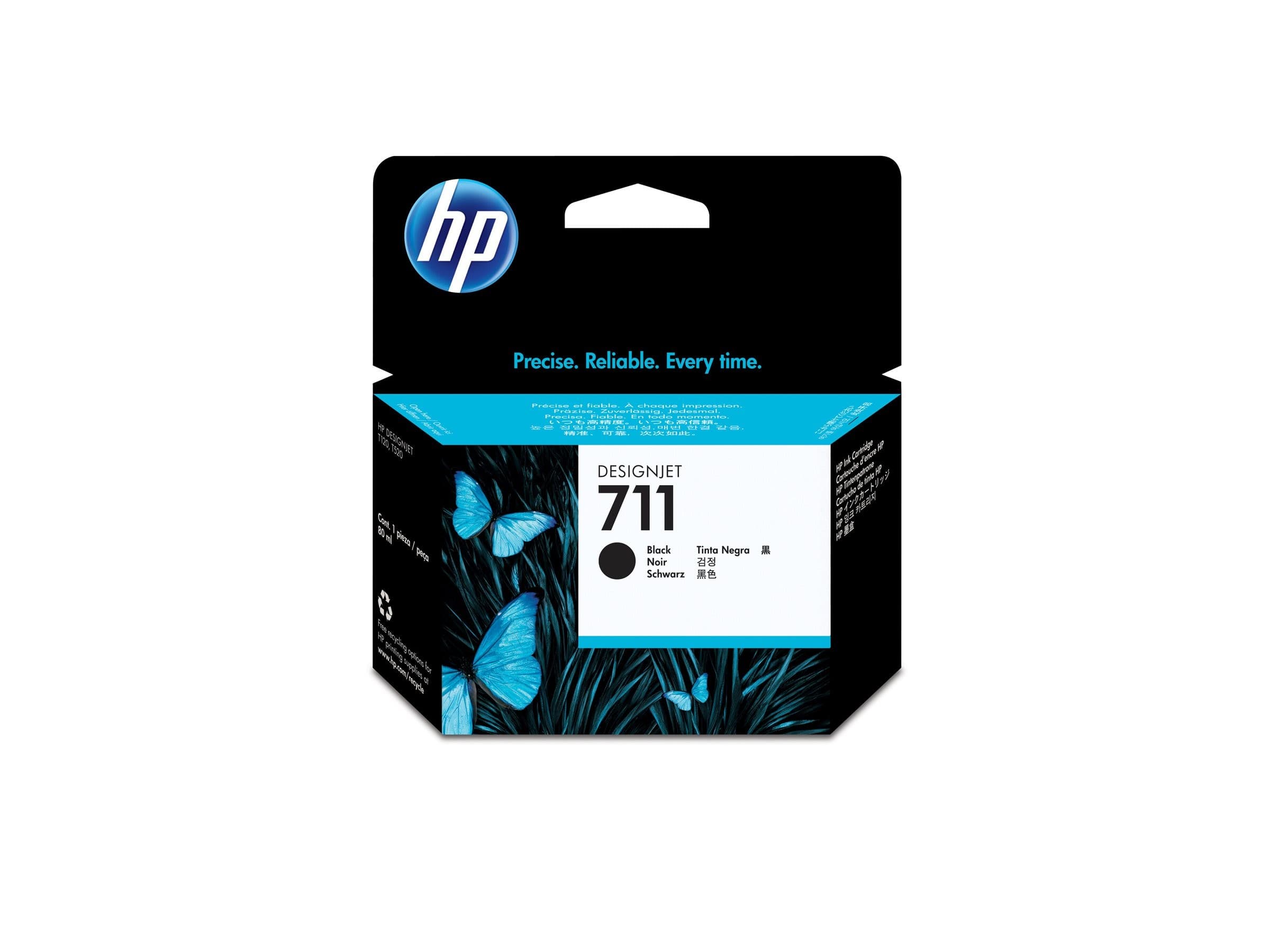 HP 711 - 80 ml - black - original - ink cartridge