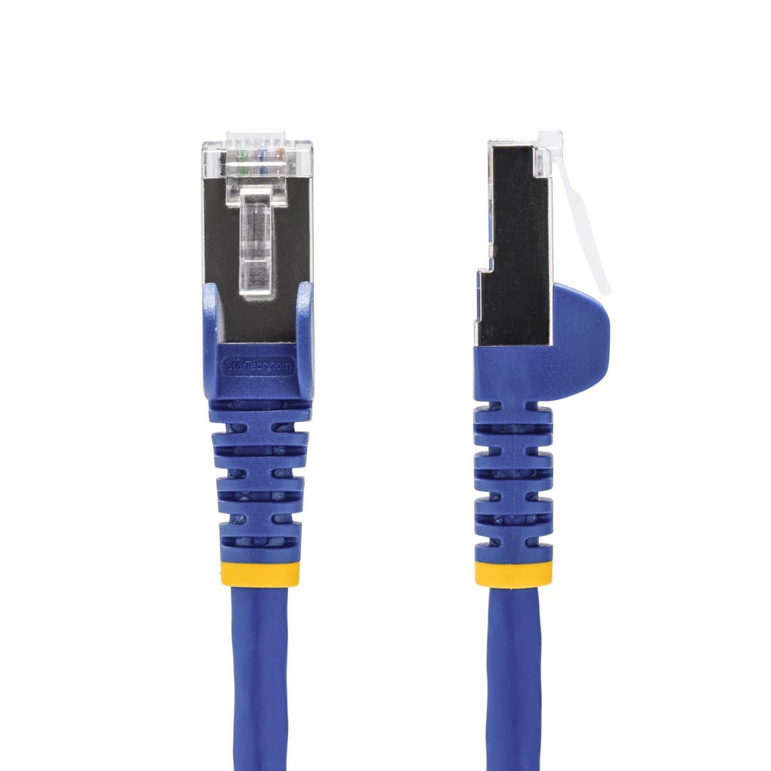 StarTech.com 3m Blue CAT8 Ethernet Cable, Snagless RJ45, 25G/40G, 2000MHz, 100W PoE++, S/FTP, 26AWG Pure Bare Copper Wire, LSZH, Shielded Network Patch Cord w/Strain Reliefs, Fluke Channel Tested - Image 2