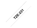 Brother TZe-231 - laminated tape - 1 cassette(s) - Roll (1.2 cm x 8 m) thumbnail 4