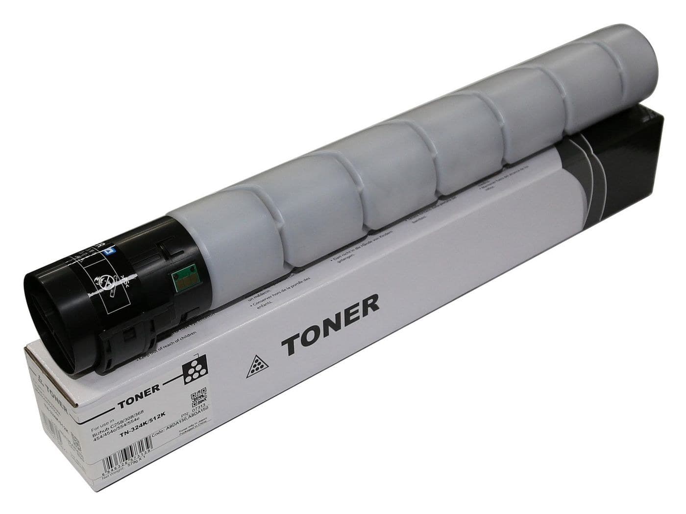 CoreParts TN-324 / TN-512 Toner Cartridge for Konica Minolta bizhub C258/C308/C368/C454/C454e/C554/C554e - Black