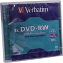 Verbatim DVD-RW 4x 4.7GB Matt Silver - Pack of 5 thumbnail 2
