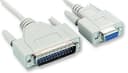 Pro Signal PS11286 5m DB9 Female to DB25 Male Serial DTE Cable, Ivory thumbnail 1