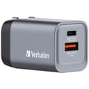 Verbatim GNC-35 GaN Charger 35W with 1 x USB-C PD 35W / 1 x USB-A QC 3.0 (EU/UK/US) thumbnail 1