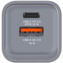 Verbatim GNC-35 GaN Charger 35W with 1 x USB-C PD 35W / 1 x USB-A QC 3.0 (EU/UK/US) thumbnail 3