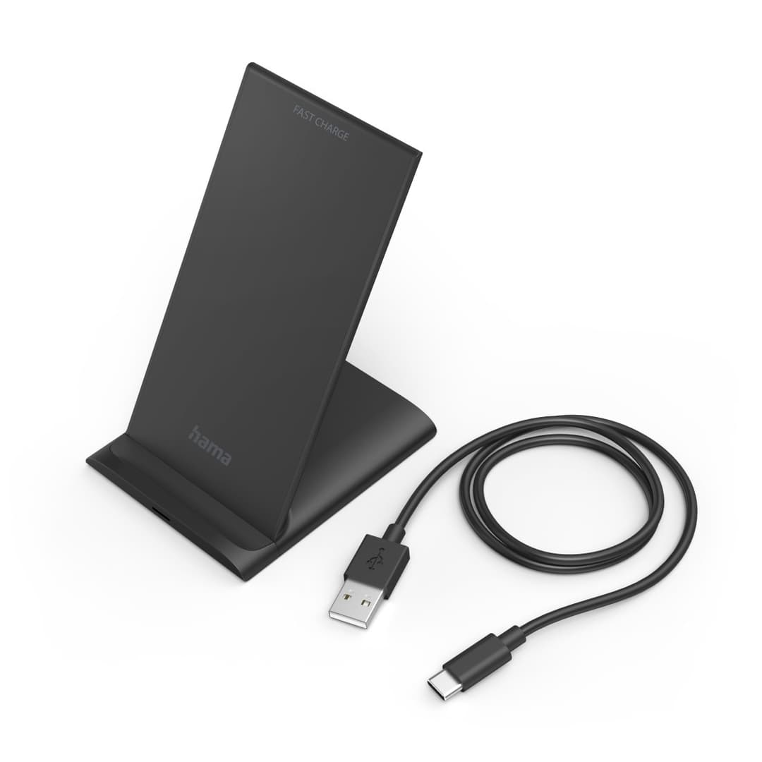 Hama QI-FC10S 10W Qi Wireless Charger - Black - Image 2