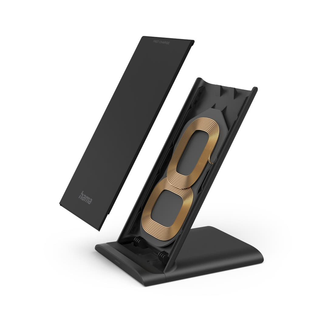 Hama QI-FC10S 10W Qi Wireless Charger - Black - Image 3