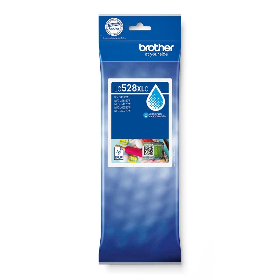 Brother LC528XL Original Ultra High Yield Ink Cartridge - Cyan - Image 1