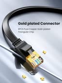 UGREEN Cat 7 Flat Ethernet Cable 10Gbps 600MHz RJ45 1m thumbnail 6