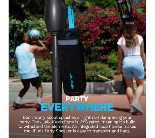 JLab JBuds Party Portable Bluetooth Speaker - Black - Image 6