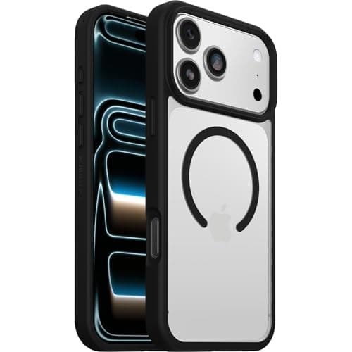 OtterBox React MagSafe Case for iPhone 18 Pro Max/17 Pro Max, Clear/Black