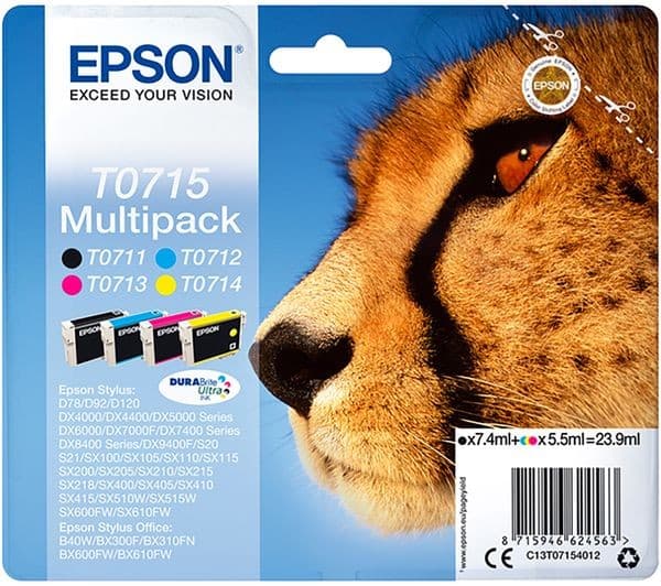 EPSON Cheetah T0711 Black Ink Cartridge - Image 2