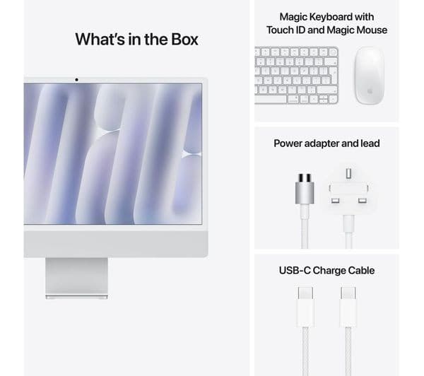 Apple iMac 24" M4 256GB Silver - Image 9