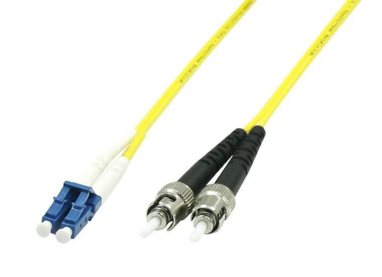 Microconnect OS2 Single-mode Fibre Patch Cable LC-ST Duplex LSZH - 1m - Image 1