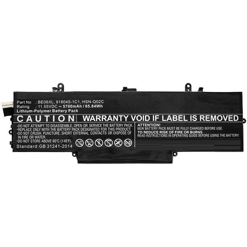 CoreParts MBXHP-BA0229 Replacement Laptop Battery for HP EliteBook 1040 G4, 11.55V 5400mAh 61.56Wh Li-Pol, Black - Image 1