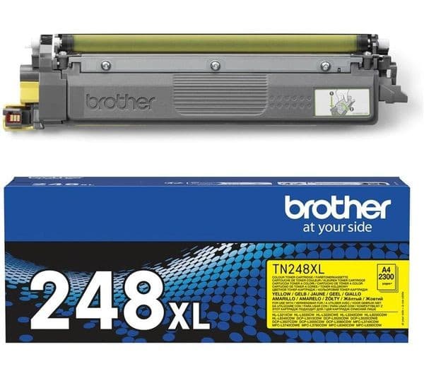 BROTHER TN248XLY Yellow Toner Cartridge - Image 2