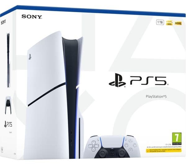 Sony PlayStation 5 Slim 1TB Disc Edition Console (2025 model) - Image 7