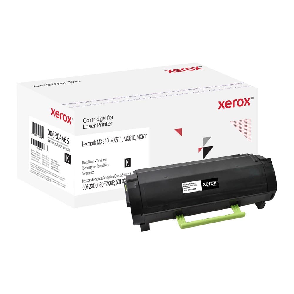 Everyday™ Black Toner by Xerox compatible with Lexmark 60F2X00/60F2X0E/60F0XA0, High capacity