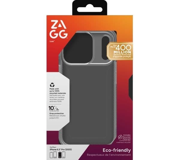 ZAGG Luxe iPhone 17 Pro Case Clear