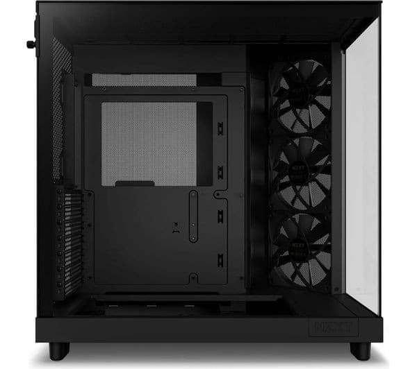 NZXT H6 Flow ATX PC Case Black - Image 4