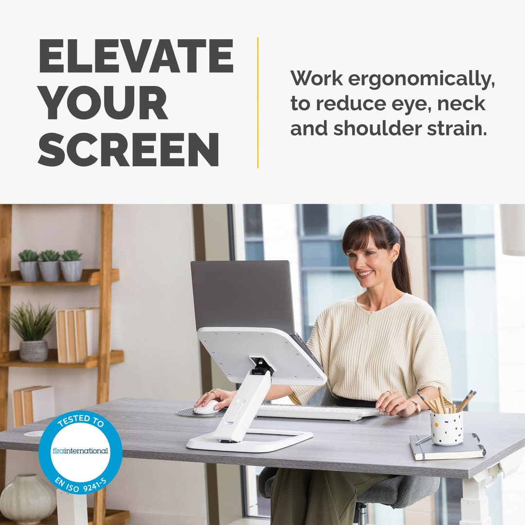 Fellowes Hana LT Laptop Stand - White - Image 2