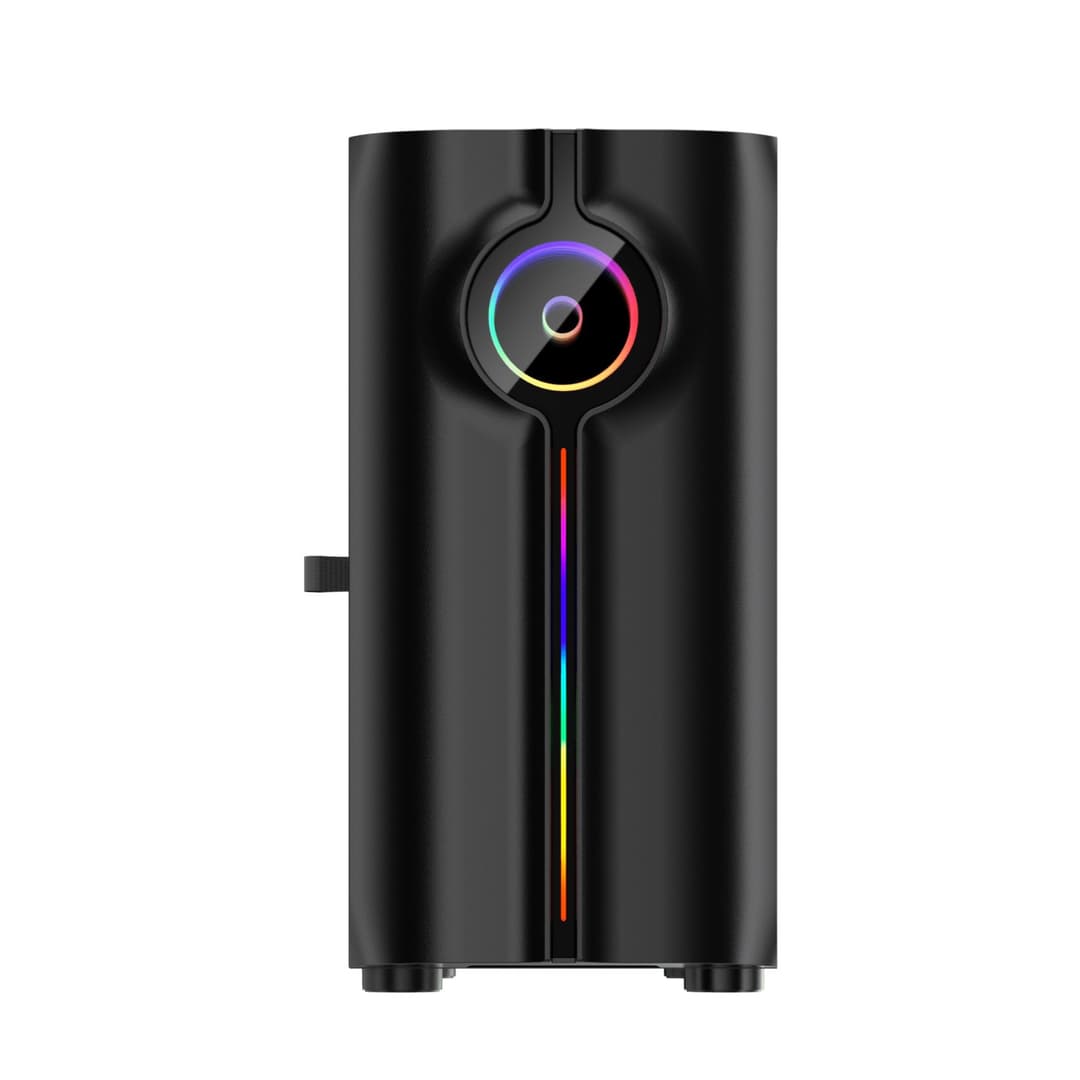 1st Player IS3-BK ARGB Tempered Glass Mid Tower Gaming Case - Black - Image 2
