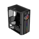 1st Player IS3-BK ARGB Tempered Glass Mid Tower Gaming Case - Black thumbnail 4