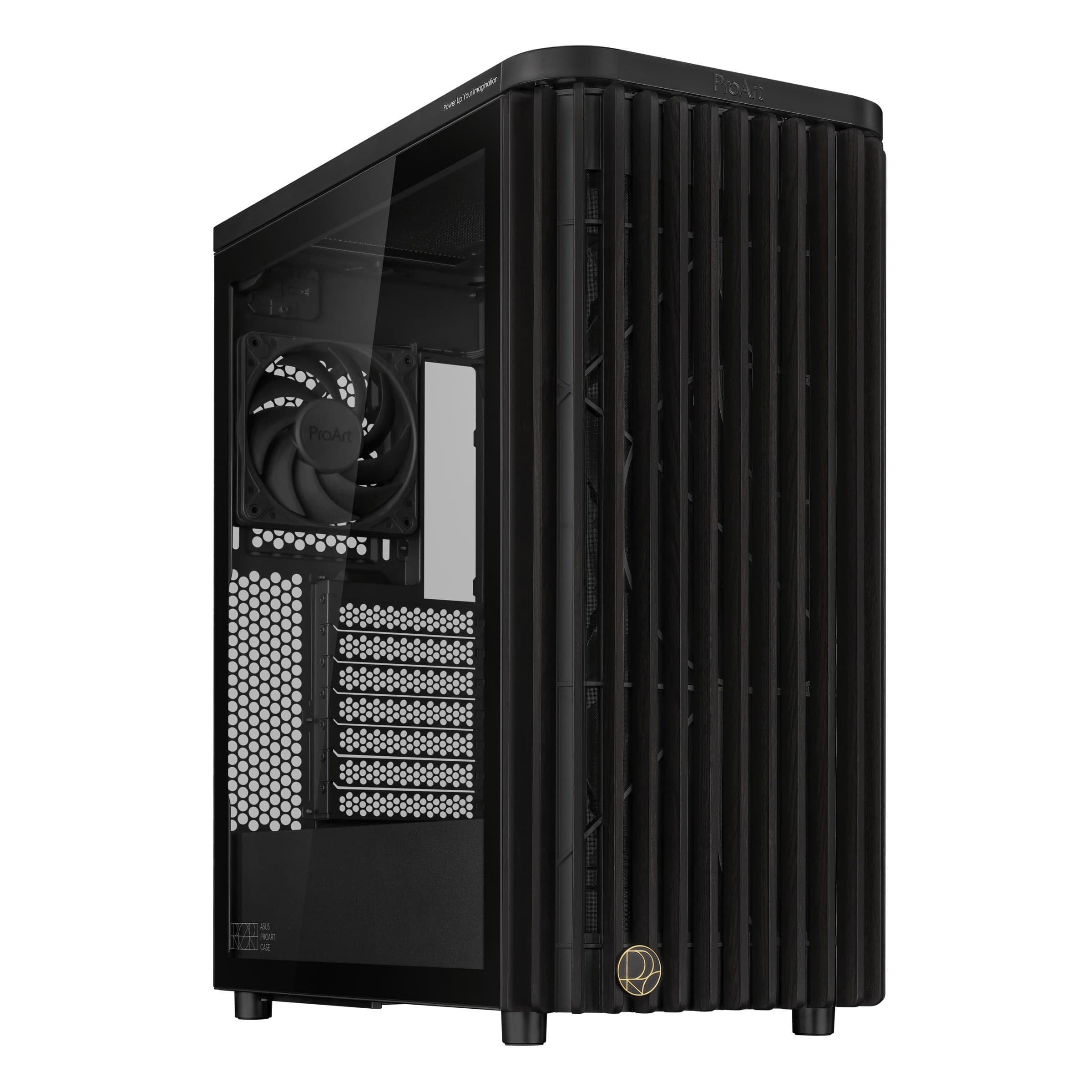 ASUS ProArt PA401 ATX Tempered Glass Mid Tower PC Case - Black