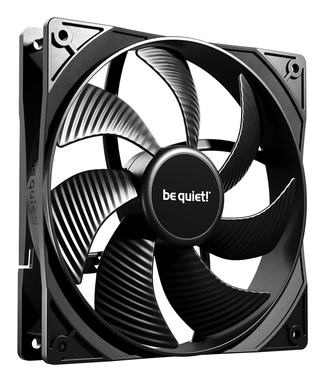 be quiet! Pure Wings 3 140mm PWM Triple Pack Case Fans - Black - Image 1
