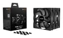 be quiet! Pure Wings 3 140mm PWM Triple Pack Case Fans - Black thumbnail 3