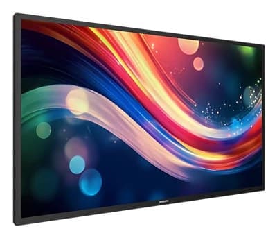 Philips Q-Line 4050 Series 43BDL4050Q/00 4K UHD 500 cd/m² 24/7 Android 10 Digital Signage Display, Black - 43" - Image 1