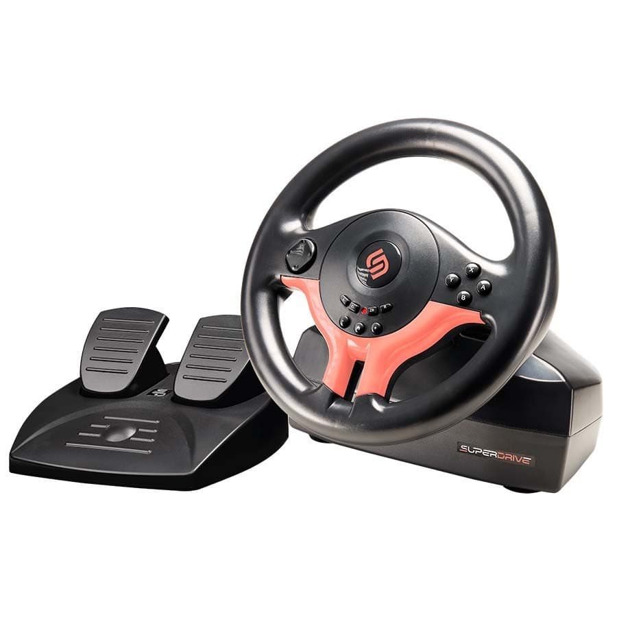 Subsonic Superdrive SV250-S Steering Wheel for Switch 2 & Switch Red - Image 1