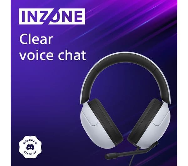 SONY INZONE H3 Wired PS5 & PC Gaming Headset - White - Image 4