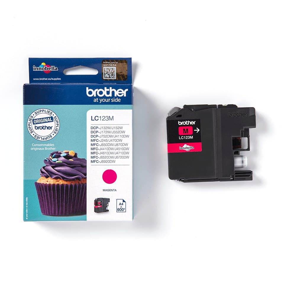 Brother LC123M Original Ink Cartridge - Magenta - Image 3