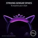 Razer Kraken Kitty V2 - Gengar Pokémon Edition - USB Headset - Violet thumbnail 2