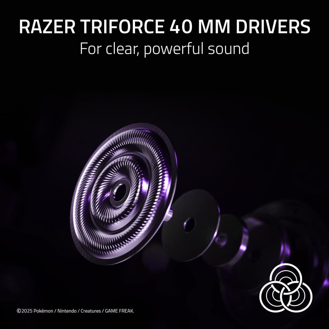 Razer Kraken Kitty V2 - Gengar Pokémon Edition - USB Headset - Violet - Image 4