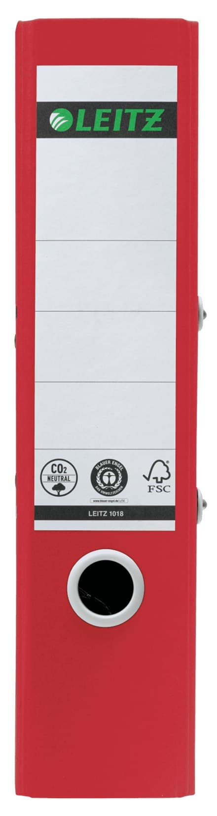 Leitz 180° Recycle Lever Arch File A4 80mm Red - Image 2