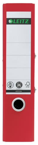 Leitz 180° Recycle Lever Arch File A4 80mm Red thumbnail 2