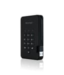 iStorage diskAshur² HDD 1TB Black | Secure Portable Hard Drive |AES-XTS 256-bit Hardware Encryption | PIN protected | OS & Platform Independent | TAA Compliant|Brute force hack defence | Dust/Water Resistant thumbnail 3
