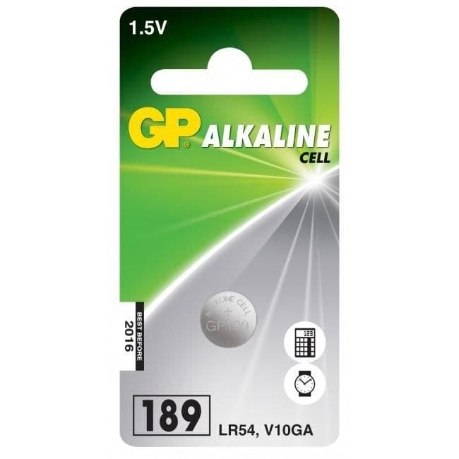GP 189 LR54 1.5V Alkaline Button Cell Battery - Single - Image 1