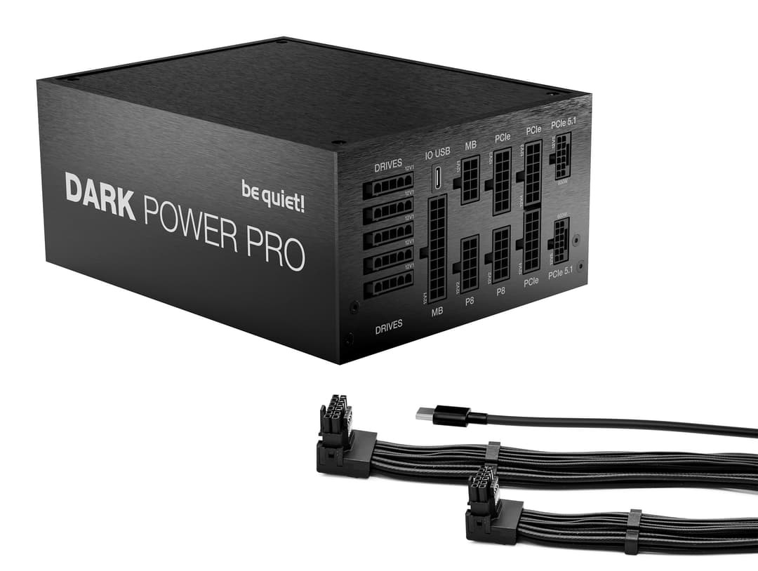 be quiet! Dark Power Pro 14 IO power supply unit 1300 W 20+4 pin ATX ATX Black - Image 2