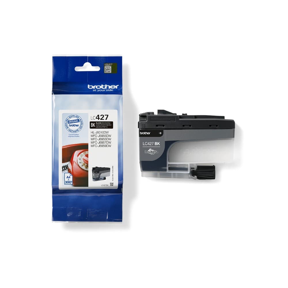 Brother LC427 Original Ink Cartridge 3,000 Pages - Black - Image 1