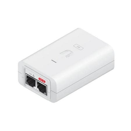 Ubiquiti Networks PoE Injector  48 VDC  24 W White  POE-48-24W-WH (White) - Image 1