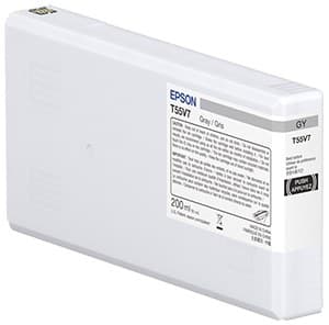 Epson T55W7 UltraChrome Pro10 200ml Ink Cartridge for SureColor SC-P5300 - Grey