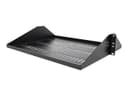 StarTech.com 2U Vented Server Rack Shelf, Center Mount 14in Deep Fixed Cantilever Tray, Rackmount Shelf for 19" AV/Data/Network Equipment w/ Cage Nuts & Screws, 200lbs Weight Capacity - 2U Network Rack Shelf - rack shelf - 2U thumbnail 1