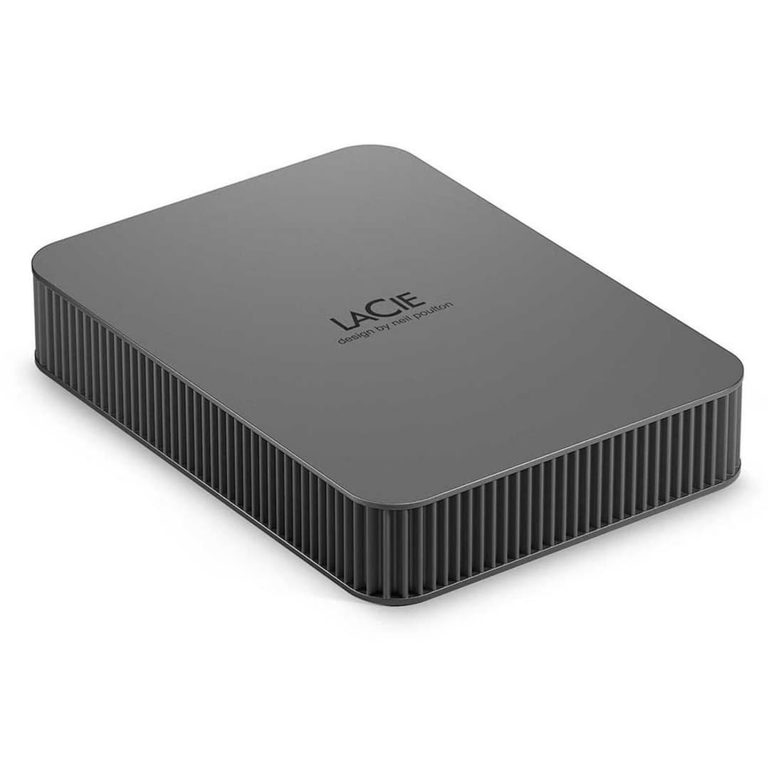 LaCie Mobile USB-C 4TB Portable External Hard Drive - Space Grey - Image 2
