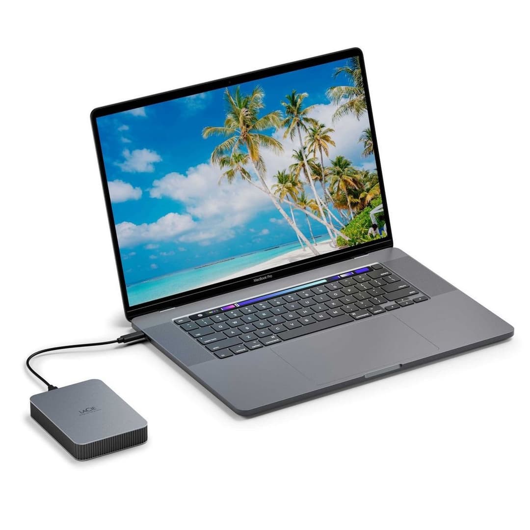 LaCie Mobile USB-C 4TB Portable External Hard Drive - Space Grey - Image 4