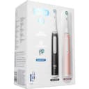 Oral-B iO3 Electric Toothbrush - Matt Black & Blush Pink, Duo Pack thumbnail 4